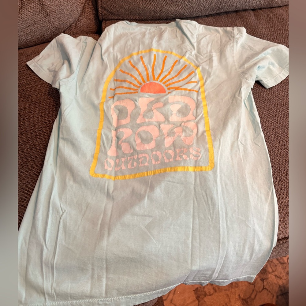 Old Row Light Blue Short Sleeve Tee
